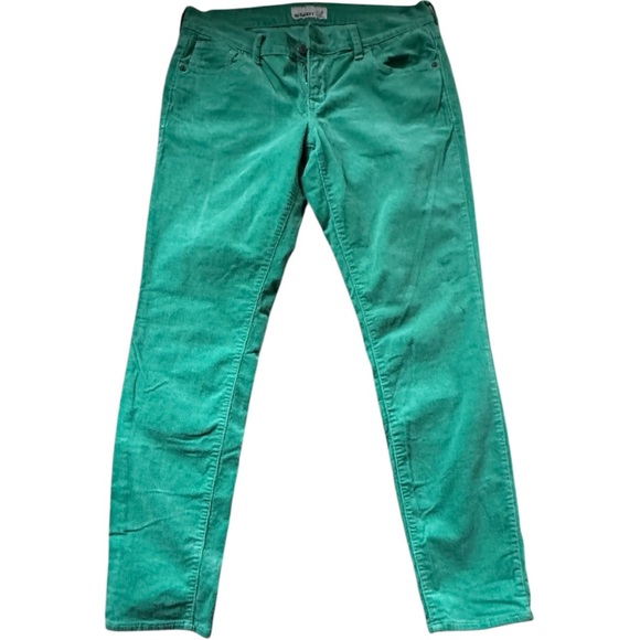 Old Navy Women's Mint Green  Corduroy Pants Sz 12 - Picture 1 of 8